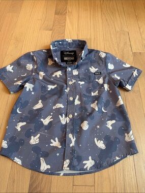 RSVLTS Kids “Hiya, Pal” Disney 100 button up shirt.